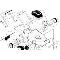 McCulloch M53-190F - 96141027901 - 2013-05 - Frame Parts Diagram
