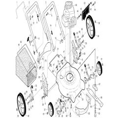 McCulloch M53-500 CMW - 96131003201 - 2012-01 - Frame Parts Diagram
