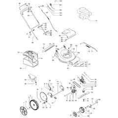 McCulloch M53-875 CMDW-R - 966654001 - 2011-02 - Product Complete Parts Diagram