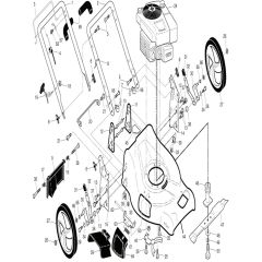 McCulloch M53-875 DWA - 96141022903 - 2010-12 - Frame & Engine Parts Diagram