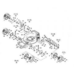 Cobra M53HSTPRO - TN2160SXAHHSTPRO Wheels Diagram