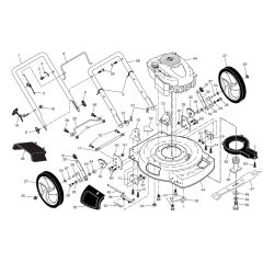 McCulloch M6556 SMD - 96121001002 - 2007-07 - Frame Parts Diagram