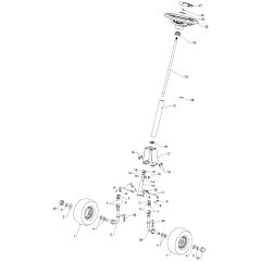 McCulloch M9566X - 96021002202 - 2012-08 - Steering Parts Diagram