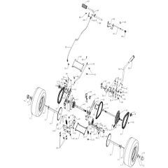 McCulloch M9566X - 96021002302 - 2012-08 - Drive Parts Diagram