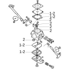 McCulloch MAC 20 X POWER - 2010-05 - Carburettor (2) Parts Diagram