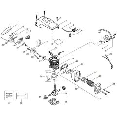McCulloch MAC 2316 AV - 2008-05 - Engine (2) Parts Diagram