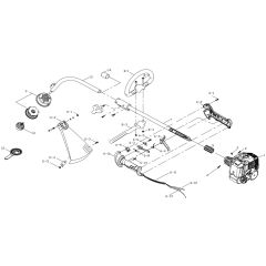 McCulloch MAC 426 L - 2009-10 - Shaft & Handle Parts Diagram