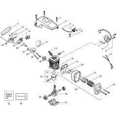 McCulloch MAC 4-20 XT GCS - 2009-04 - Engine Parts Diagram