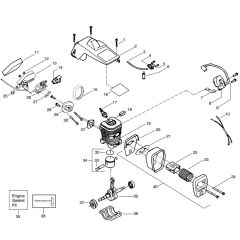 McCulloch MAC CAT 436 - 2008-05 - Engine (2) Parts Diagram
