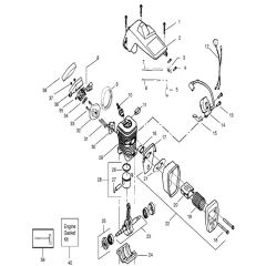 McCulloch MAC CAT 441 - 2008-05 - Engine (1) Parts Diagram