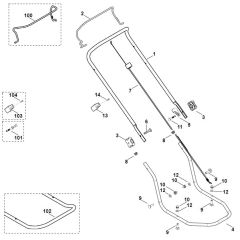 Viking MB2.1 R - Handle - Parts Diagram