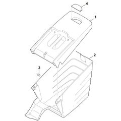 Viking MB545.1 VM - Grass Catcher Bag - Parts Diagram