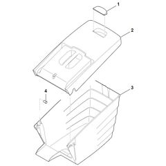Viking MB650.1 VM - Grass Catcher Bag - Parts Diagram