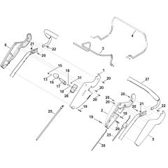 Viking MB655.0 VM - Handle Upper Part - Parts Diagram