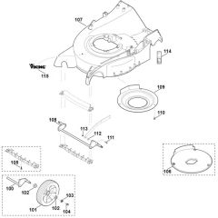 Viking MB655.1 VM - Housing - Front Axle 2 - Parts Diagram