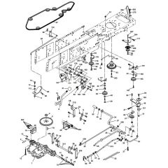McCulloch MC1292RB - 96061001800 - 2008-11 - Drive Parts Diagram