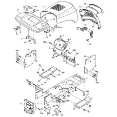 McCulloch MC13538LT - 96012010300 - 2010-06 - Chassis - Frame Parts Diagram