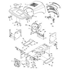 McCulloch MC13538LT - 96012010301 - 2010-06 - Chassis - Frame Parts Diagram
