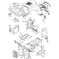 McCulloch MC18542LT - 96012010400 - 2010-06 - Chassis - Frame Parts Diagram