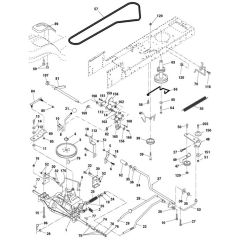 McCulloch MC18542LT - 96012010400 - 2010-06 - Drive Parts Diagram