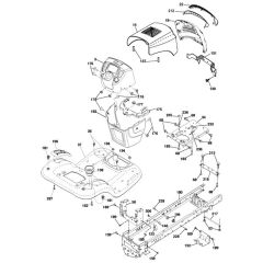 McCulloch MC19538LT - 96048002300 - 2012-02 - Chassis & Enclosures Parts Diagram