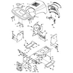 McCulloch MC19542LT - 96012011400 - 2010-12 - Chassis & Enclosures Parts Diagram