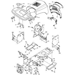 McCulloch MC19542LT-96012011402 - 2011-08 - Chassis & Enclosures Parts Diagram