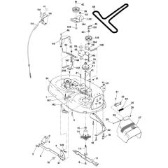 McCulloch MC19542LT-96012011402 - 2011-08 - Mower Deck - Cutting Deck Parts Diagram
