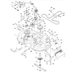 McCulloch MC195H42LT - 96042011400 - 2009-11 - Mower Deck - Cutting Deck Parts Diagram