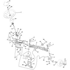 McCulloch MC20H42YT - 96042012902 - 2011-08 - Steering Parts Diagram