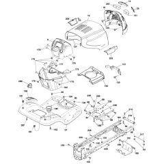 McCulloch MC20H42YT - 96048002701 - 2012-08 - Chassis - Frame Parts Diagram