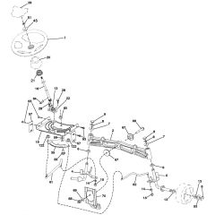 McCulloch MC20H42YT - 96048002701 - 2012-08 - Steering Parts Diagram