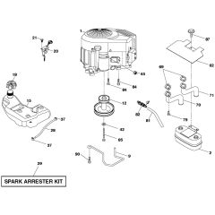 McCulloch MC20V42YT - 96042013000 - 2010-12 - Engine Parts Diagram