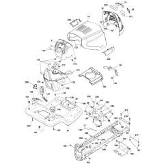 McCulloch MC20V42YT - 96042013002 - 2011-08 - Chassis - Frame Parts Diagram