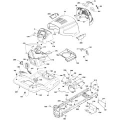 McCulloch MC20V42YT - 96048002801 - 2012-08 - Chassis - Frame Parts Diagram