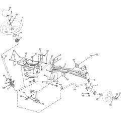 McCulloch MC20V42YT - 96048002801 - 2012-08 - Steering Parts Diagram