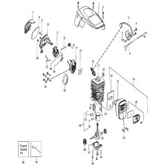 McCulloch MC 3516 - 2012-01 - Engine Parts Diagram