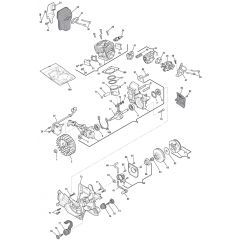 MC 4018 - 2010-2011 - 223818003/MO8 - Mountfield Chainsaw Engine Diagram