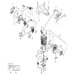 McCulloch MC 4218 AV - 2010-08 - Engine Parts Diagram