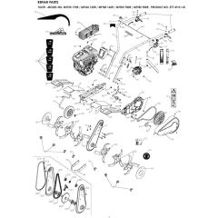 McCulloch MFT 55-170R - 966649401 - 2014-12 - Product Complete Parts Diagram