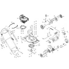 Cobra MM48SPH - Mulching Lawn Mower March 2021 Main Diagram