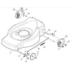 MOLEMASTER 46PD - 2015 - 299274648/M14 - Mountfield Rotary Mower Deck Diagram
