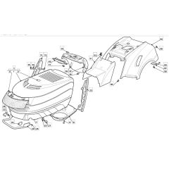 MRL 9214 H - 2010 - 2T0420236/IM0 - Mountfield Ride On Mower Body Diagram