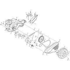 McCulloch MRT6 - 96091002103 - 2013-01 - Mainframe, Left Side Parts Diagram