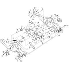 McCulloch MRT6 - 96091002103 - 2013-01 - Transmission Parts Diagram