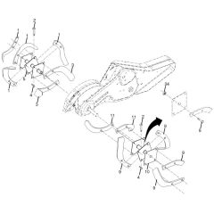 McCulloch MRT850 - 96091002001 - 2010-12 - Tine Assembly Parts Diagram