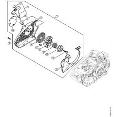 Genuine Stihl MS151 C-E / E - Rewind starter