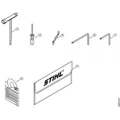 Genuine Stihl MS151 TC-E / J - Tools, Extras