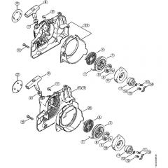 Genuine Stihl MS170 C-E / F - Rewind starter ErgoStart/Easy2Start