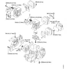 Genuine Stihl MS170 C-E / T - Tightening torques